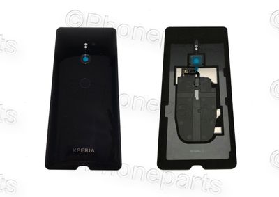 Tapa Batería Original Sony Xperia XZ3 H8416, H9436, H9493 con Lente de Cámara y Sensor Huella Negro