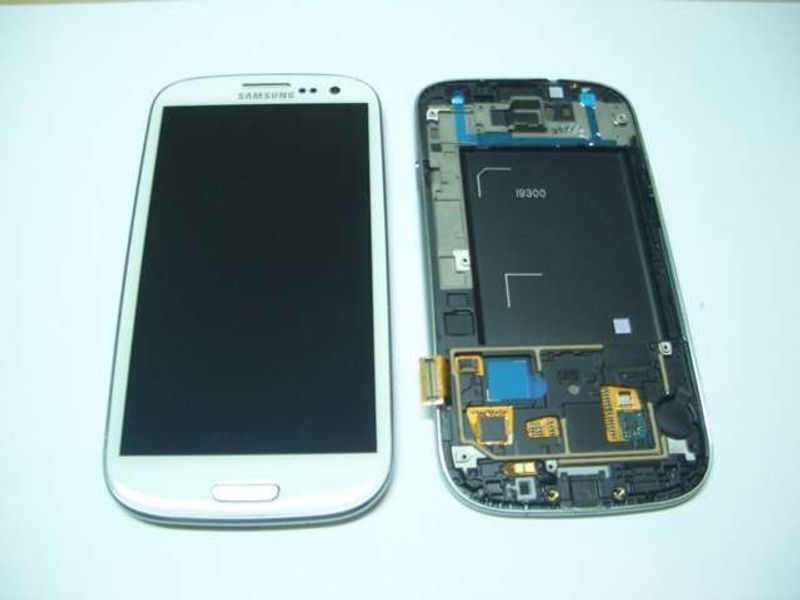Display con Digitalizador Pantalla Táctil Samsung I9300 Galaxy S3 Blanco con Marco 100% ORIGINAL