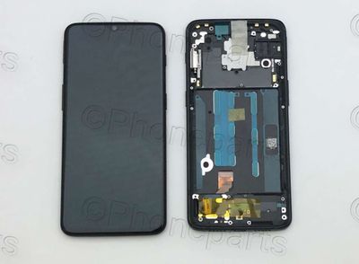Pantalla Completa OnePlus 6T Negro Brillo (Black Mirror)