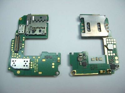 Placa con Lector SIM, Tarjeta de Memoria y Flash Nokia N85