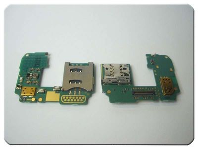 Placa con lector SIM y Tarjeta de Memoria Nokia N86