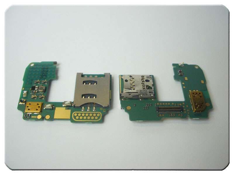Placa con lector SIM y Tarjeta de Memoria Nokia N86
