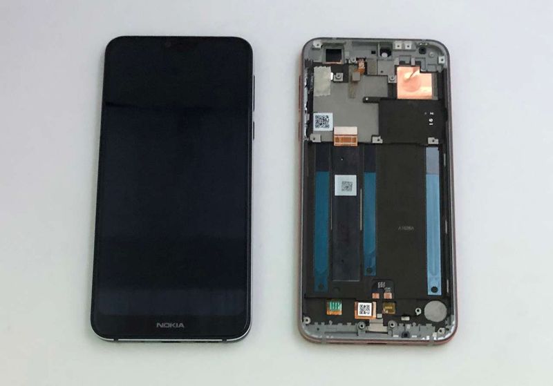 Pantalla Completa Nokia 7.1 Gris Cobre