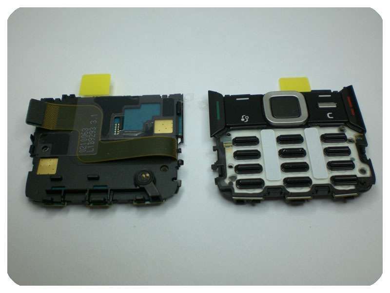 Teclado con Placa Teclado, Flex y Micrófono Nokia N82 Negro