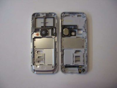 Carcasa Traser Chasis Nokia 6120c Plata con Buzzer, Micrófono...