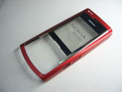 Carcasa Frontal Nokia N72 Roja