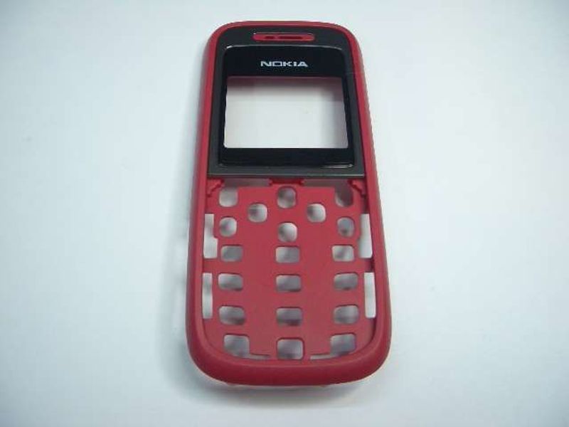 Carcasa Frontal Nokia 1208 Roja