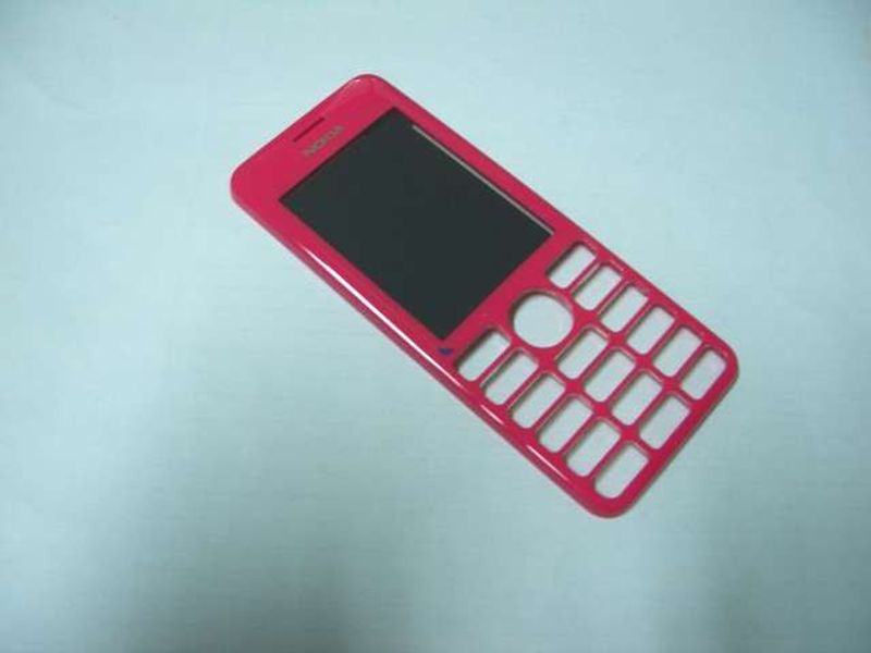 Carcasa Frontal Nokia Asha 206 Roja