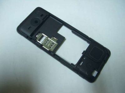 Carcasa Trasera Chasis Nokia Asha 206 Negro