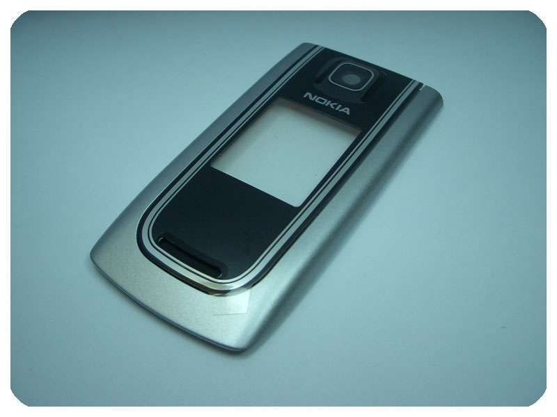 Carcasa Frontal Ventana Nokia 6555 Negro/Plata