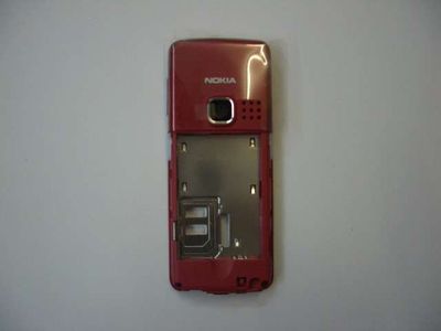 Carcasa Intermedia Chasis Nokia 6300 Roja