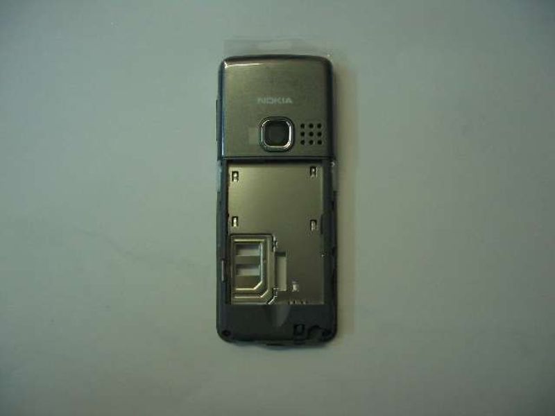 Carcasa Intermedia Chasis Nokia 6300 Gris (All Grey)