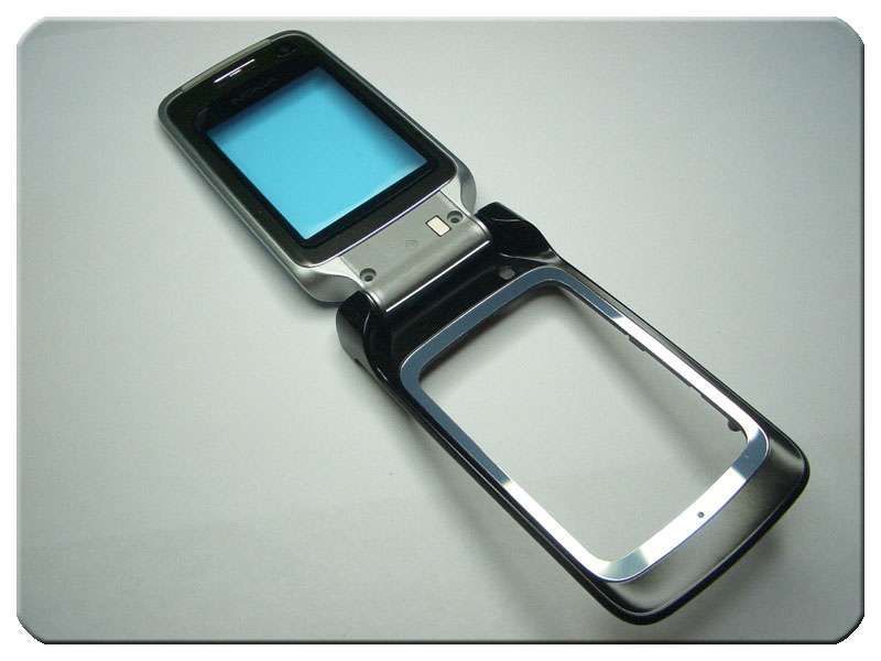 Carcasa Intermedia con Bisagra y Altavoz Nokia 6290 Negra