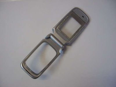 Carcasa Intermedia con Embolo y Altavoz Nokia 6085 Plata