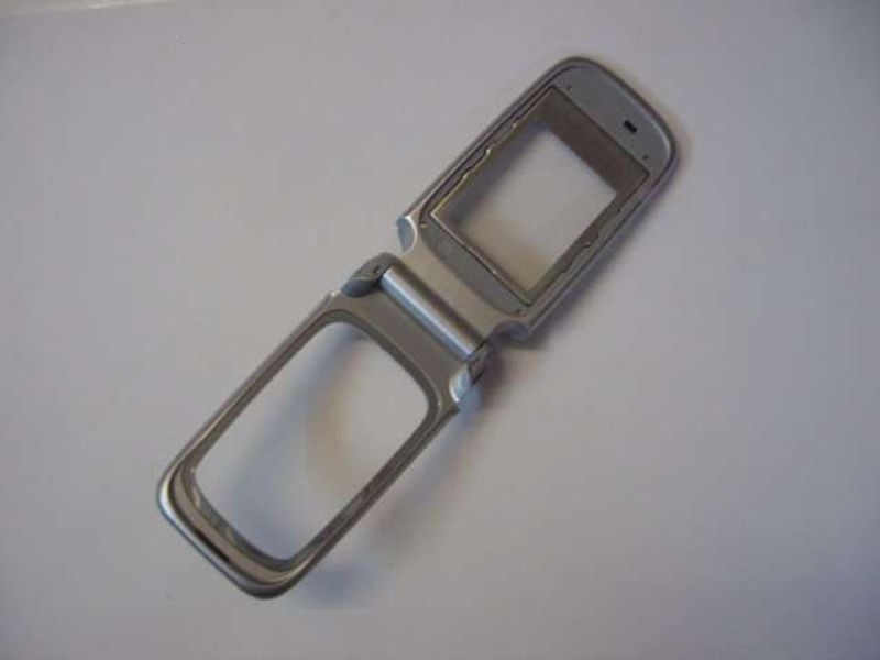 Carcasa Intermedia con Embolo y Altavoz Nokia 6085 Plata