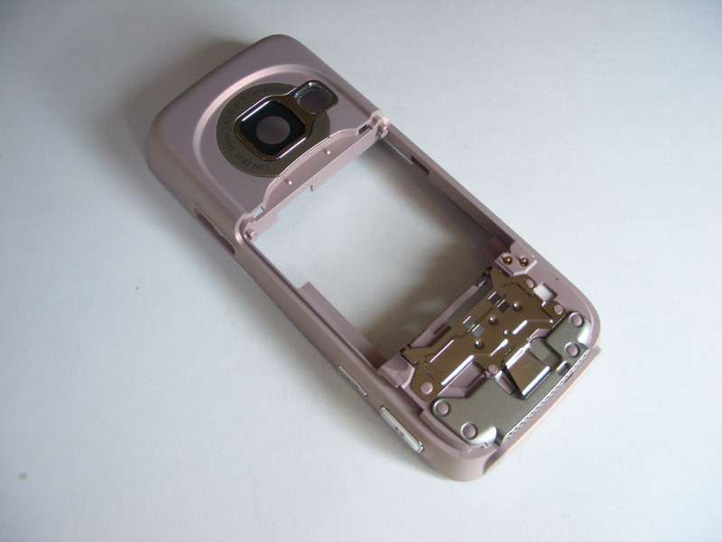 Carcasa Trasera Micrófono Buzzer Con. Carga Nokia N73 Rosa