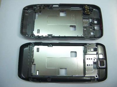 Chasis con Con. Accesorios y Botón Encendido Nokia E66 Gris