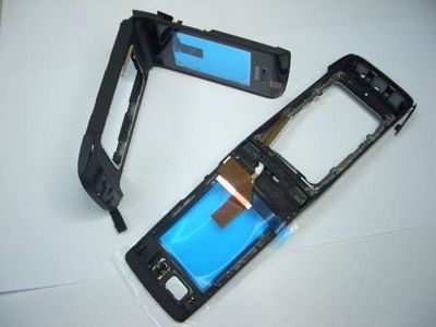 Carcasa Intermedia Nokia 6650 Fold Negra + Flex Altavoz y Buzzer