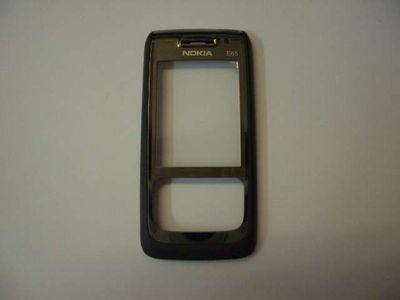 Carcasa Frontal Nokia E65 Negra (Soft Black)