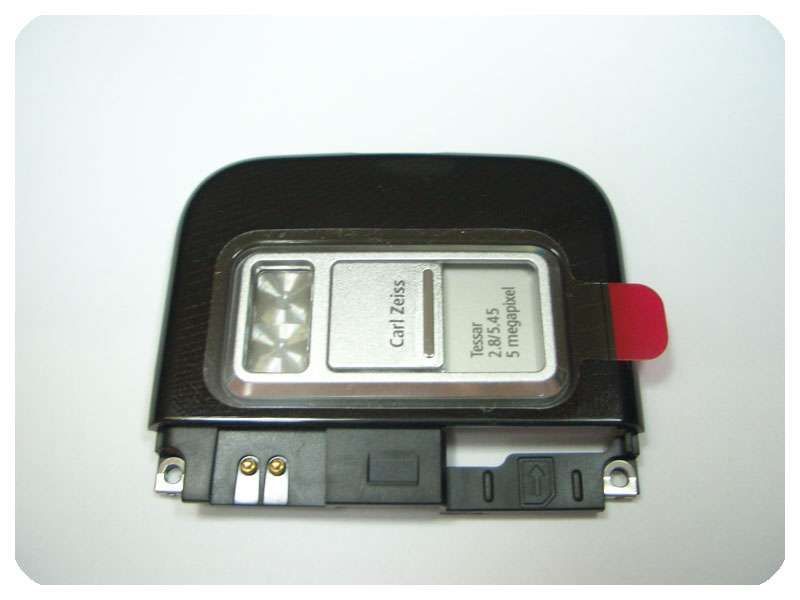 Carcasa Cámara con Antena Nokia N85 Negra