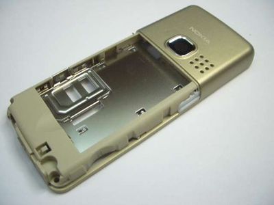 Carcasa Intermedia Chasis Nokia 6300 Dorada (Gold)
