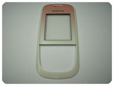 Carcasa Frontal Nokia 2680 Slide Blanca / Rosa