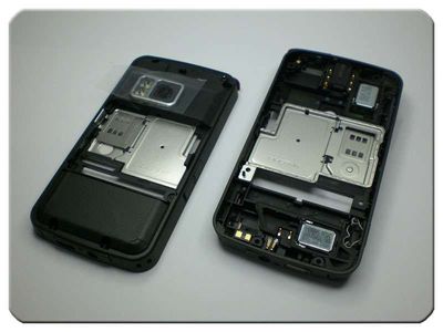 Chasis Nokia N96 Negro Buzzers, Conec. Carga y Accesorios