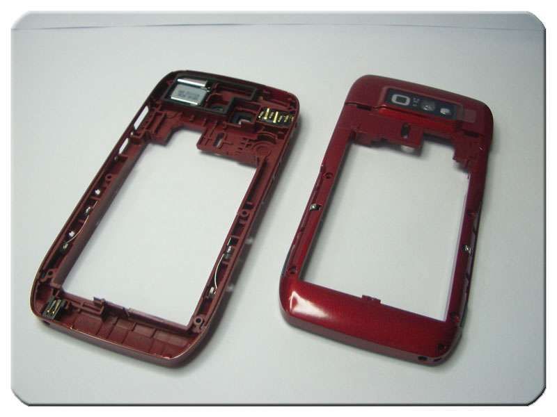 Chasis con Buzzer Con. Carga y Accesorios Nokia E71 Rojo