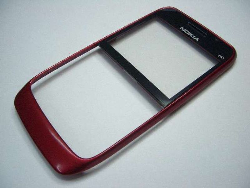 Carcasa Frontal Nokia E63 Roja