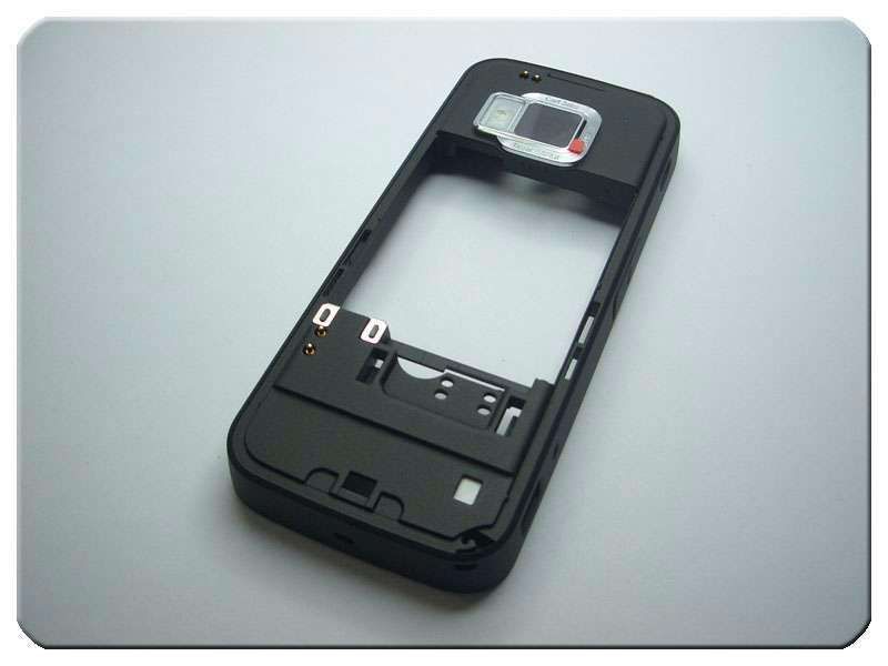 Carcasa Trasera Chasis Nokia N78 Negra con Buzzer y Antena