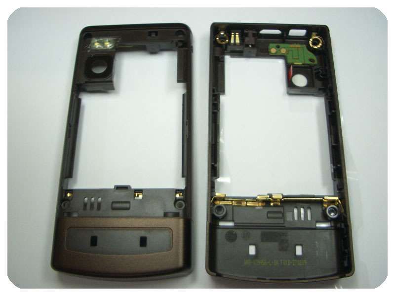 Carcasa Trasera Chasis Nokia 6500 Slide Márron con. Carga