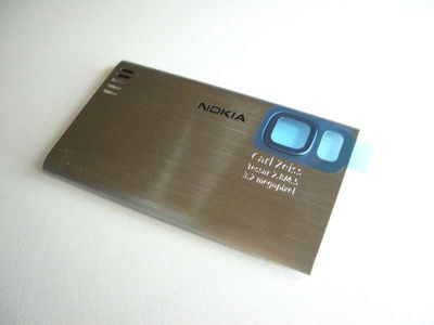 Tapa Batería Nokia 6500 Slide Plata