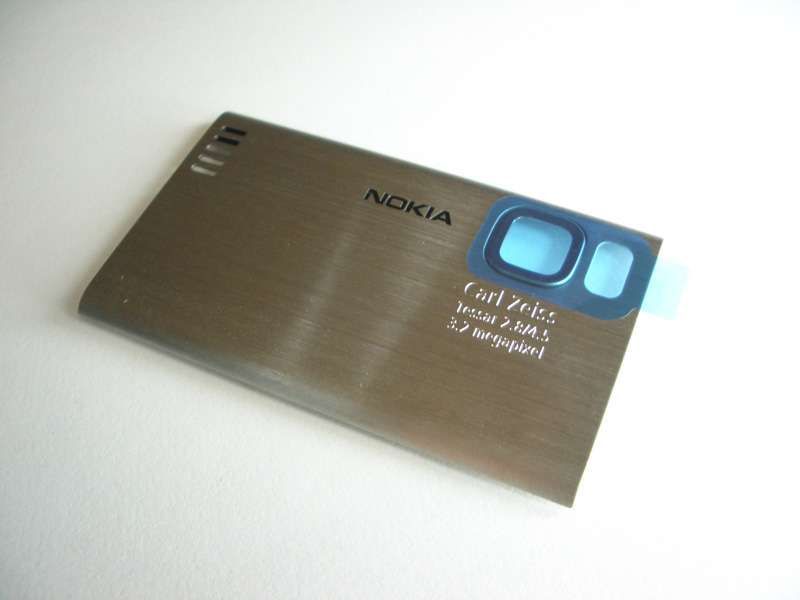 Tapa Batería Nokia 6500 Slide Plata