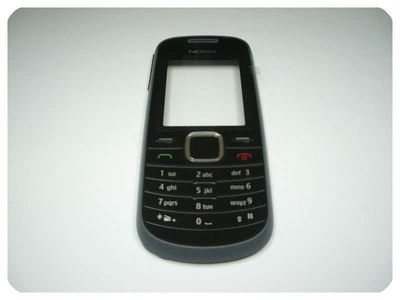 Carcasa Frontal con Teclado Nokia 1661 Negra/Gris