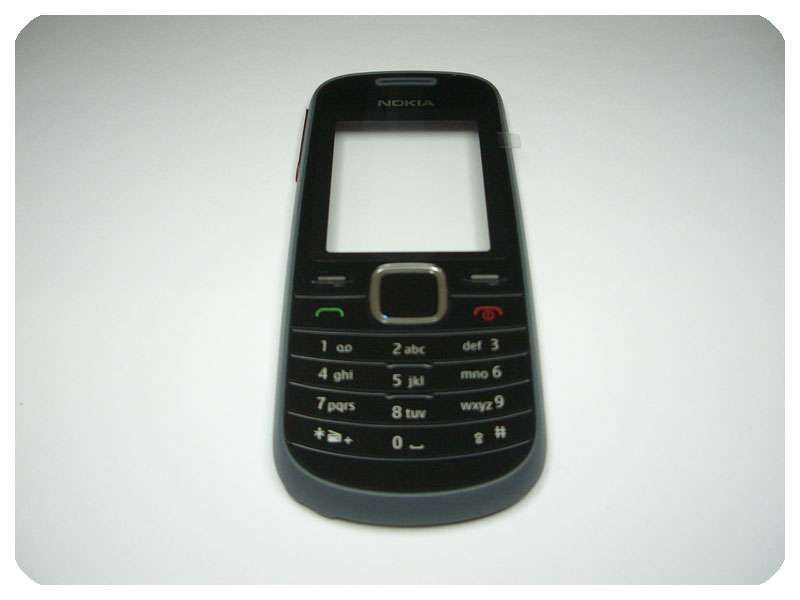 Carcasa Frontal con Teclado Nokia 1661 Negra/Gris