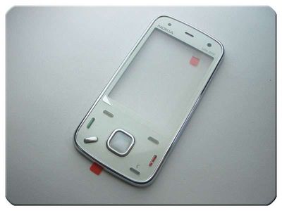 Carcasa Frontal Nokia N86 Blanca con Placa Teclado Funcional Mic