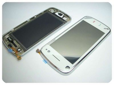 Carcasa Frontal con Digitalizador Nokia N97 Blanca con Altavoz