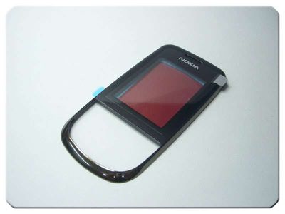 Carcasa Frontal Nokia 3600 Slide Gris