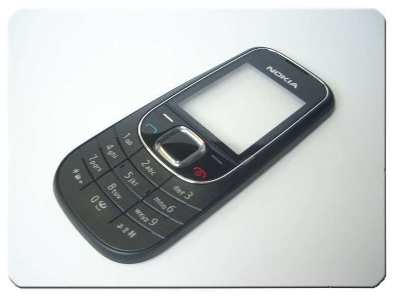 Carcasa Frontal con Teclado Nokia 2323 Classic Negra