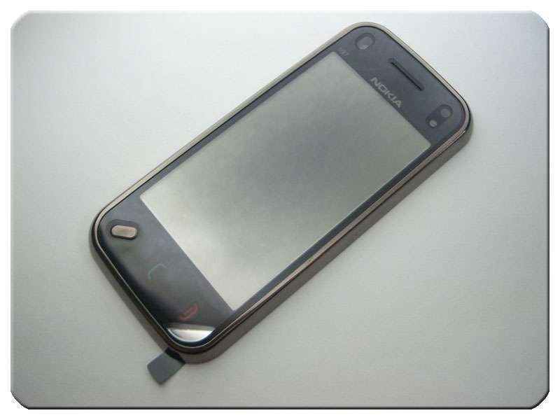 Carcasa Frontal con Digitalizador Nokia N97 Mini Negra / Marrón