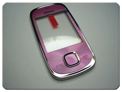 Carcasa Frontal con Teclado Funcional Nokia 7230 Slide Rosa