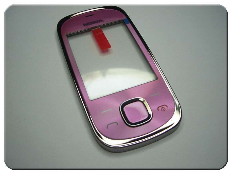 Carcasa Frontal con Teclado Funcional Nokia 7230 Slide Rosa