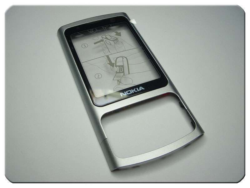 Carcasa Frontal Nokia 6700 Slide Plata