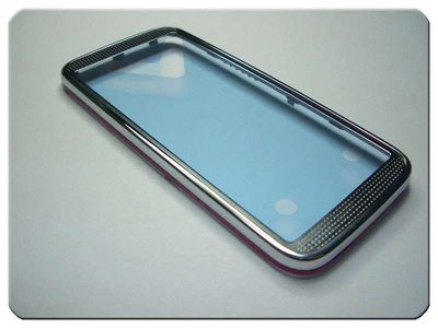 Marco Frontal Nokia 5530 XpressMusic Cromado / Rosa