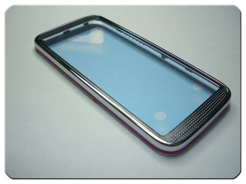 Marco Frontal Nokia 5530 XpressMusic Cromado / Rosa