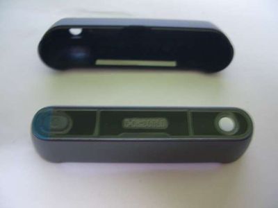 Embellecedor Superior Botón Encendido Tapa HDMI Nokia N8-00 Gris