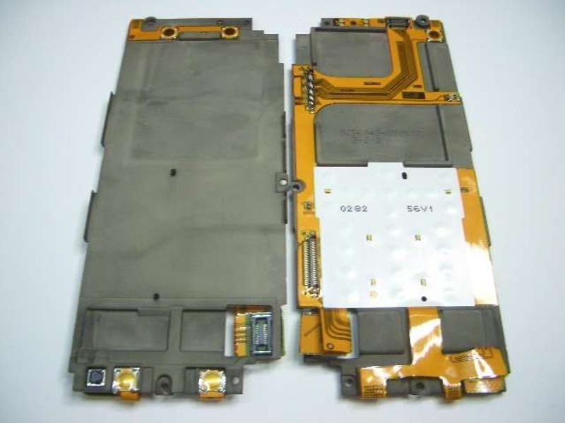 Chasis Central con Flex y Membrana Teclado Exterior y Cámara Nokia E90