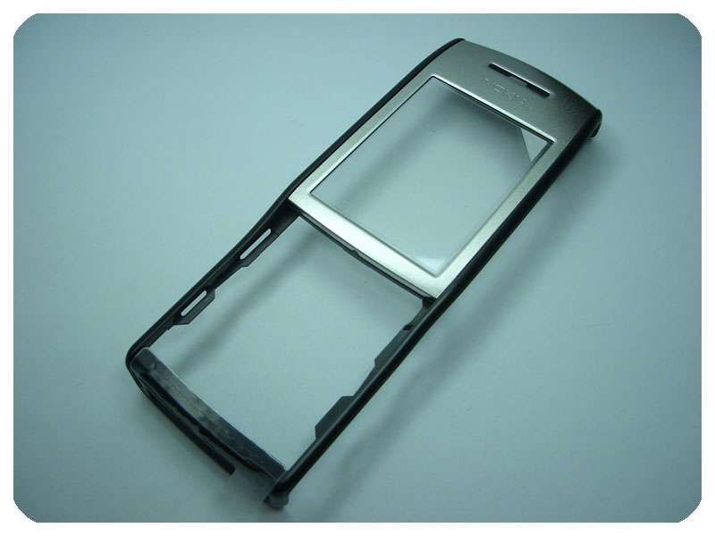 Carcasa Frontal Nokia E50 Negra/Plata