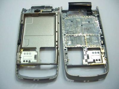 Chasis con Conector Carga Nokia 6600 Fold Negro