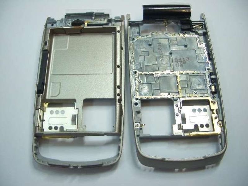 Chasis con Conector Carga Nokia 6600 Fold Negro